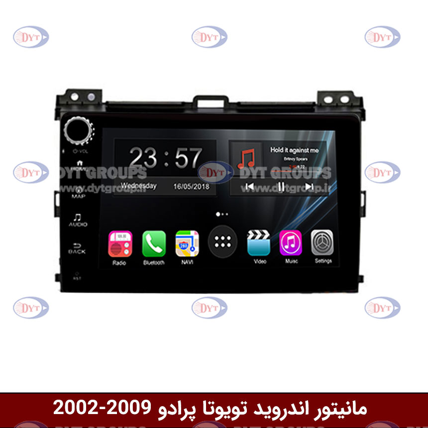 تویوتا-پرادو-2002-2009 مانیتور تویوتا پرادو برند وینکا سری s170 ولوم دار