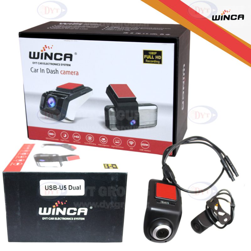 دوربین ثبت وقایع خودرو وینکا مدل DYT-U5 Dual (دو دوربین) - Image 6