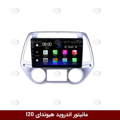 مانیتور اندروید هیوندای I20 برند فلای‌ دی‌وای‌تی سری FLYDYT9000
