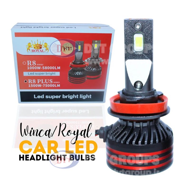 لامپ هدلایت خودرو برند رویال مدل DYT-R8-H4