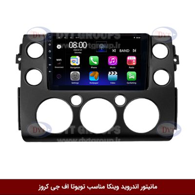 مانیتور اندروید تویوتا اف جی کروز برند فلای‌ دی‌وای‌تی سری FLYDYT9000