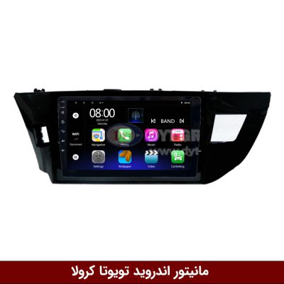 مانیتور اندروید تویوتا کرولا 2014 برند فلای‌ دی‌وای‌تی سری FLYDYT9000