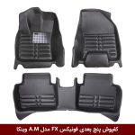 کفپوش پنج بعدی خودرو فونیکس FX مدل A.M برند وینکا