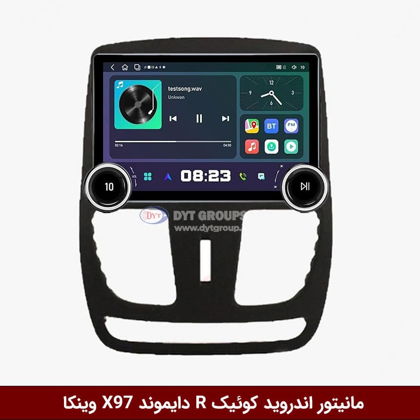 مانیتور-اندروید-کوئیک-R-دایموند-X97-وینکا مانیتور ولومدار کوئیک R برند دایموند 2K مدل X97 FLY وینکا - 9.7 اینچ