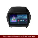 مانیتور اندروید هیوندای توسان IX35 مدل 2015-2011 برند وینکا مدل RL855 سری S300