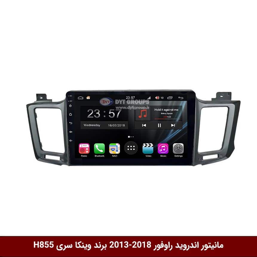 مانیتور-اندروید-راوفور-2013-2018-برند-وینکا-سری-H855 مانیتور اندروید تویوتا راوفور 18-2013 برند وینکا سری H855