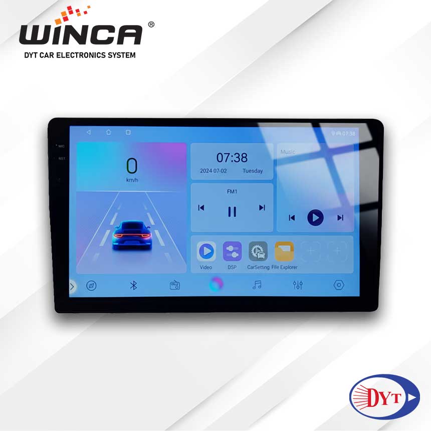 winca-1E مانیتور اندروید خودروهای ایرانی و خارجی dyt100