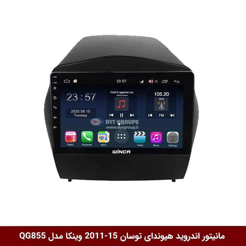 مانیتور-اندروید-هیوندای-توسان-2011-15-وینکا-مدل-QG855 مانیتور اندروید هیوندای توسان IX35 مدل 2015-2011 برند وینکا مدل QG855
