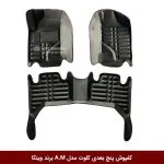 کفپوش پنج بعدی خودرو کلوت مدل A.M برند وینکا